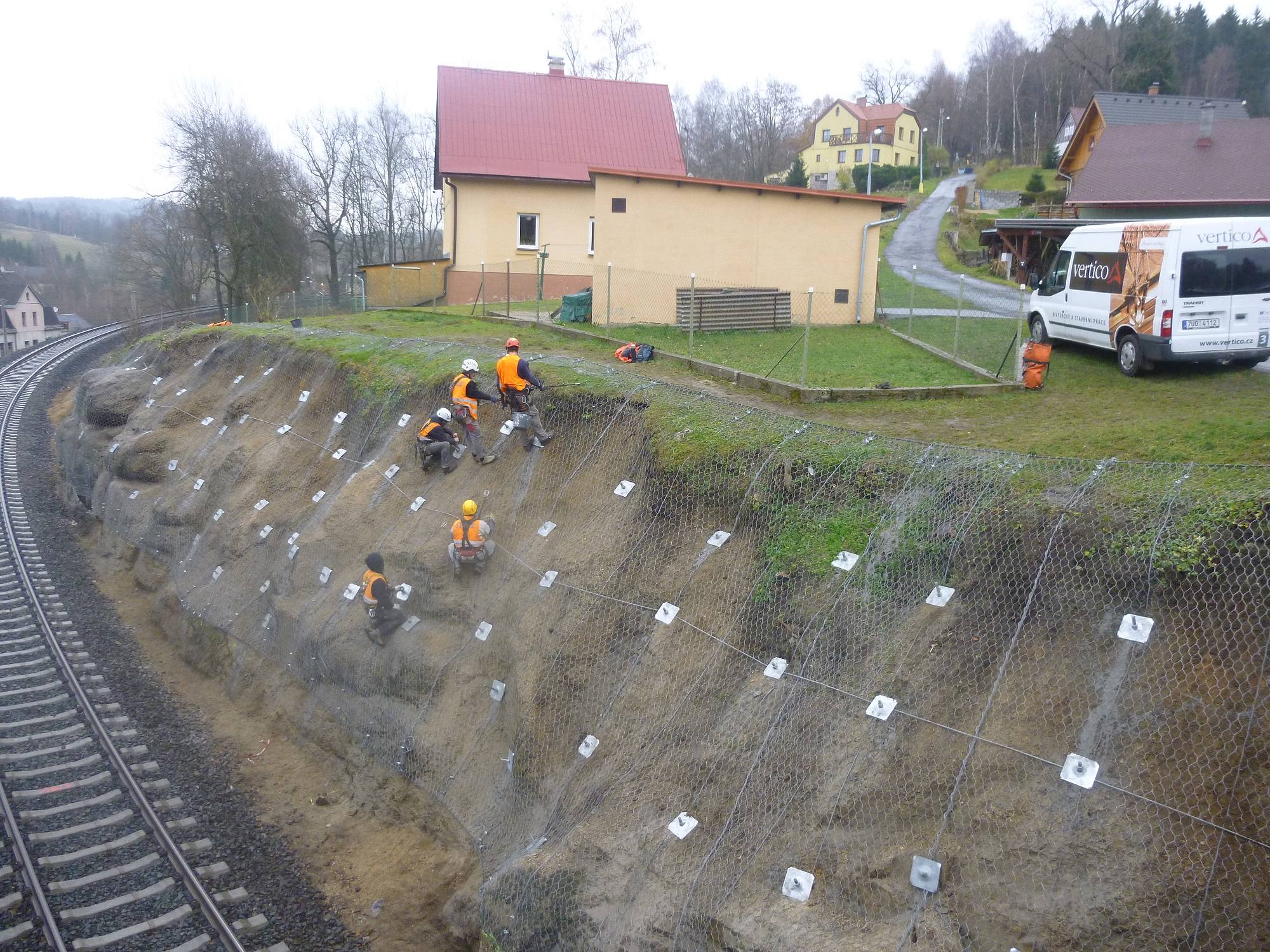 Reconstruction of the rail route Liberec – Tanvald, SO 06-11-02 Reconstruction of rock cuts